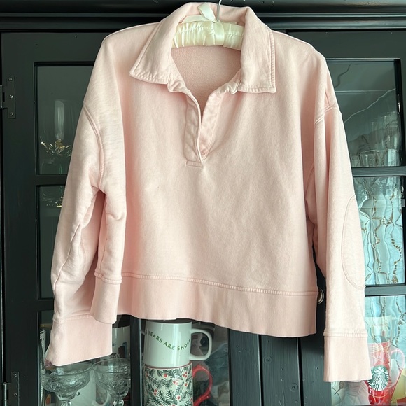 Zara Tops - ZARA collared sweatshirt medium
